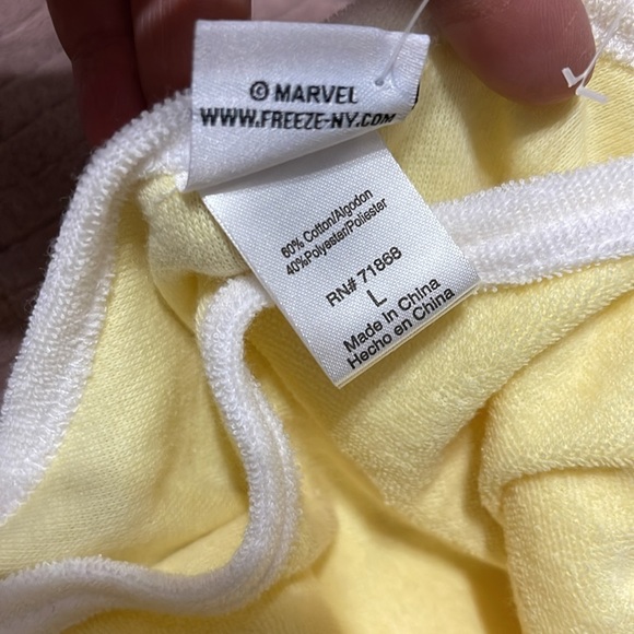 Marvel Captain America towel romper, shorts, Size S - Picture 8 of 8